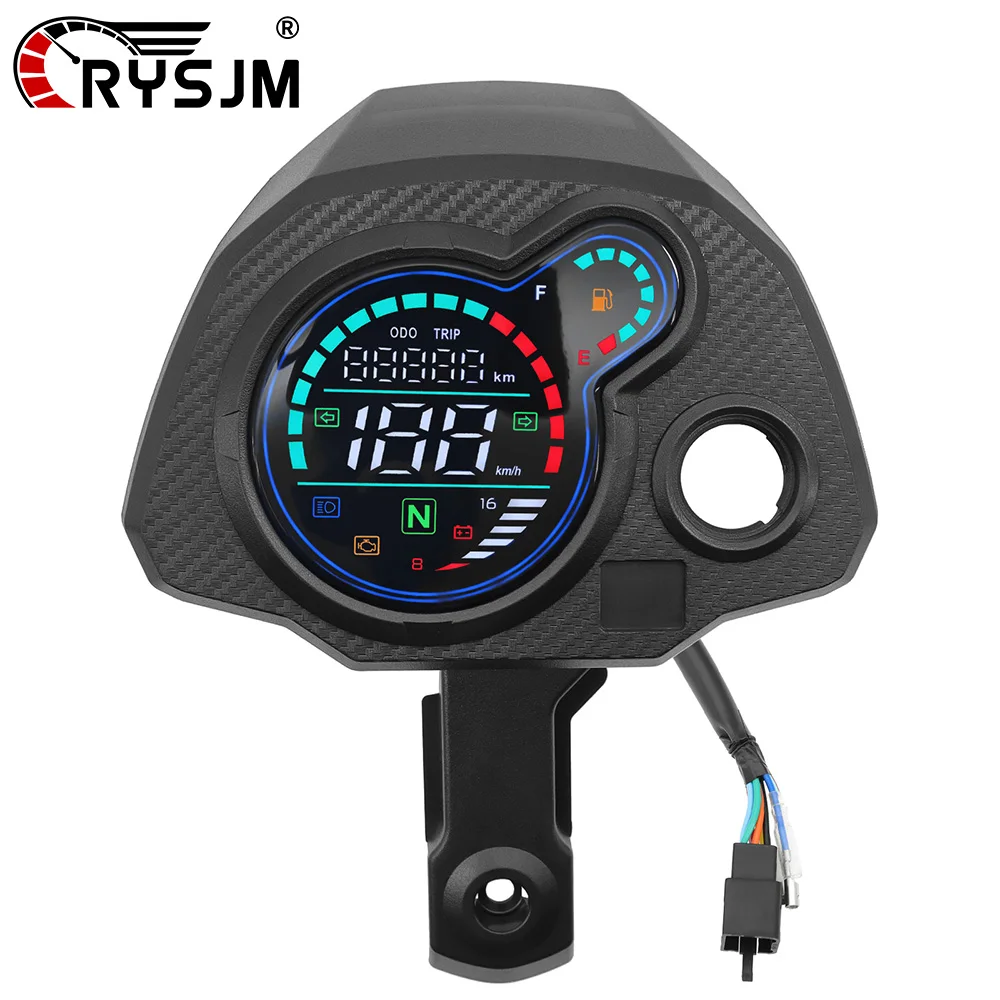 

D Motorcycle Speedometer Rainproof Instrument Oil Level Indication Gauge LCD TRIP ODO Meter Odometer For Honda Navi 110 Navi110