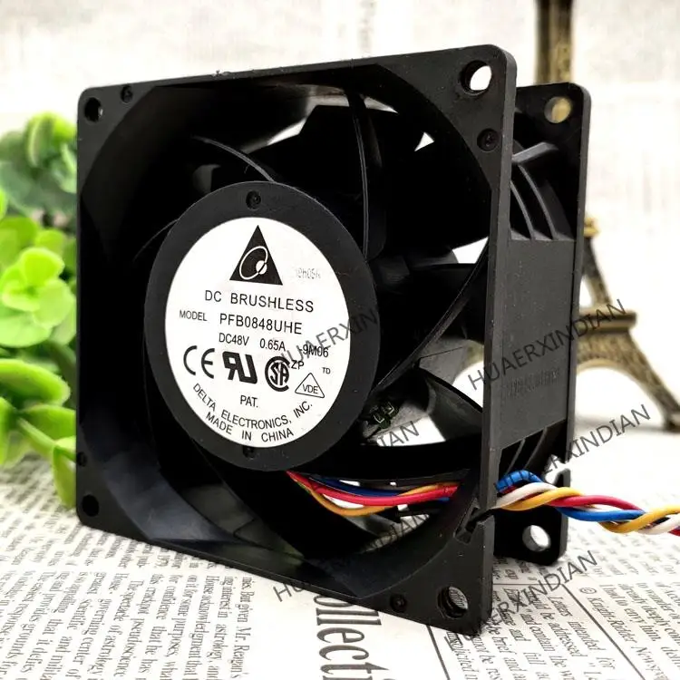 جديد/PFB0848UHE 8038 48 فولت 0.65A 8 سنتيمتر/مروحة التبريد طقم تجميع