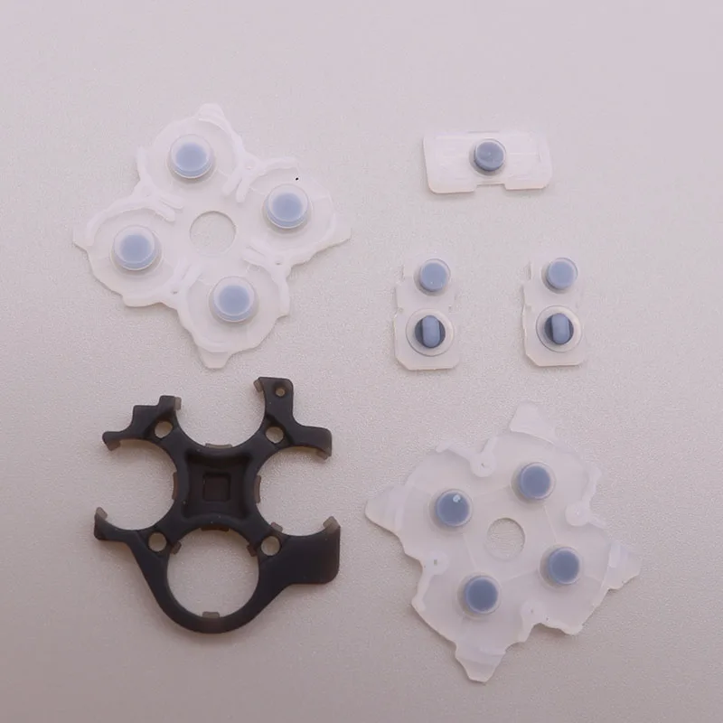 Botones conductores de goma para Sony PS5, almohadillas para llaves, V1.0, V2.0