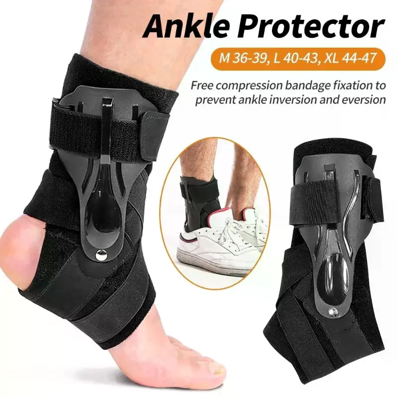 /Kuz/Ankle Wrap With A Fixed Brace That The Ankle And Stabilizes The Ankle Joint Ankle Splint Stabilizer Recovery An