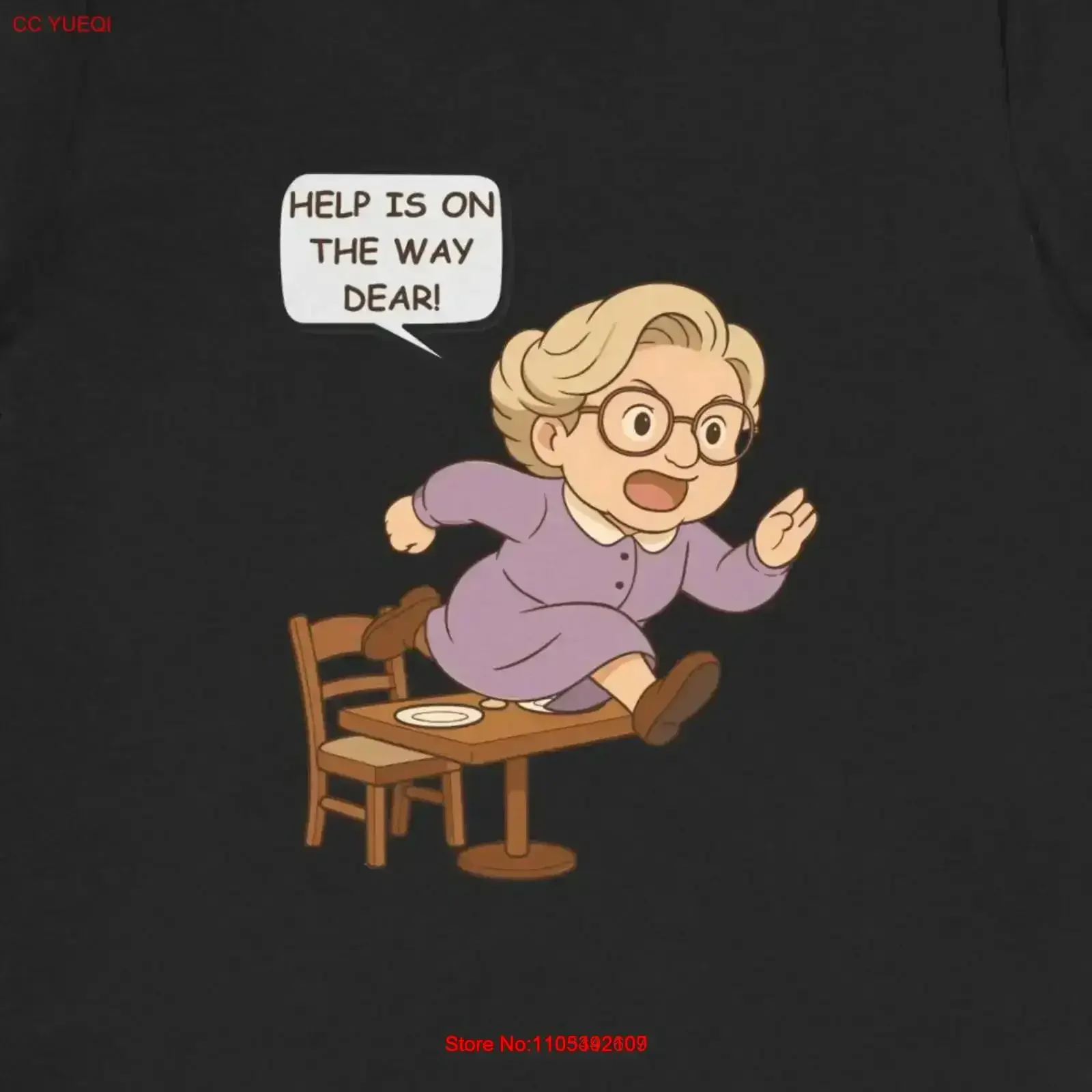Help is on the Way Dear T Shirt Mrs Doubtfire Funny Movie 90s Robin Williams vintage Washed Soft fashion Stylish vintage