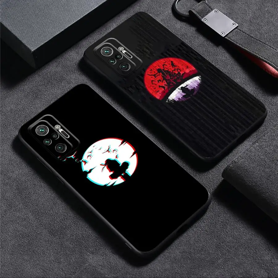 Uchiha Itachi funda bonita para Xiaomi Redmi Note 7 8 13 14 Pro Plus 10S 11s 9 10 11 12 Pro 9S 12s cubierta de teléfono suave negra