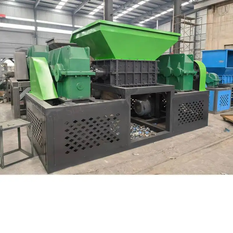 

Промышленный двухвальный шредер производительностью 8 тонн/час для переработки автомобильных корпусов, соломы, пластика, медного лома и кабельного металла