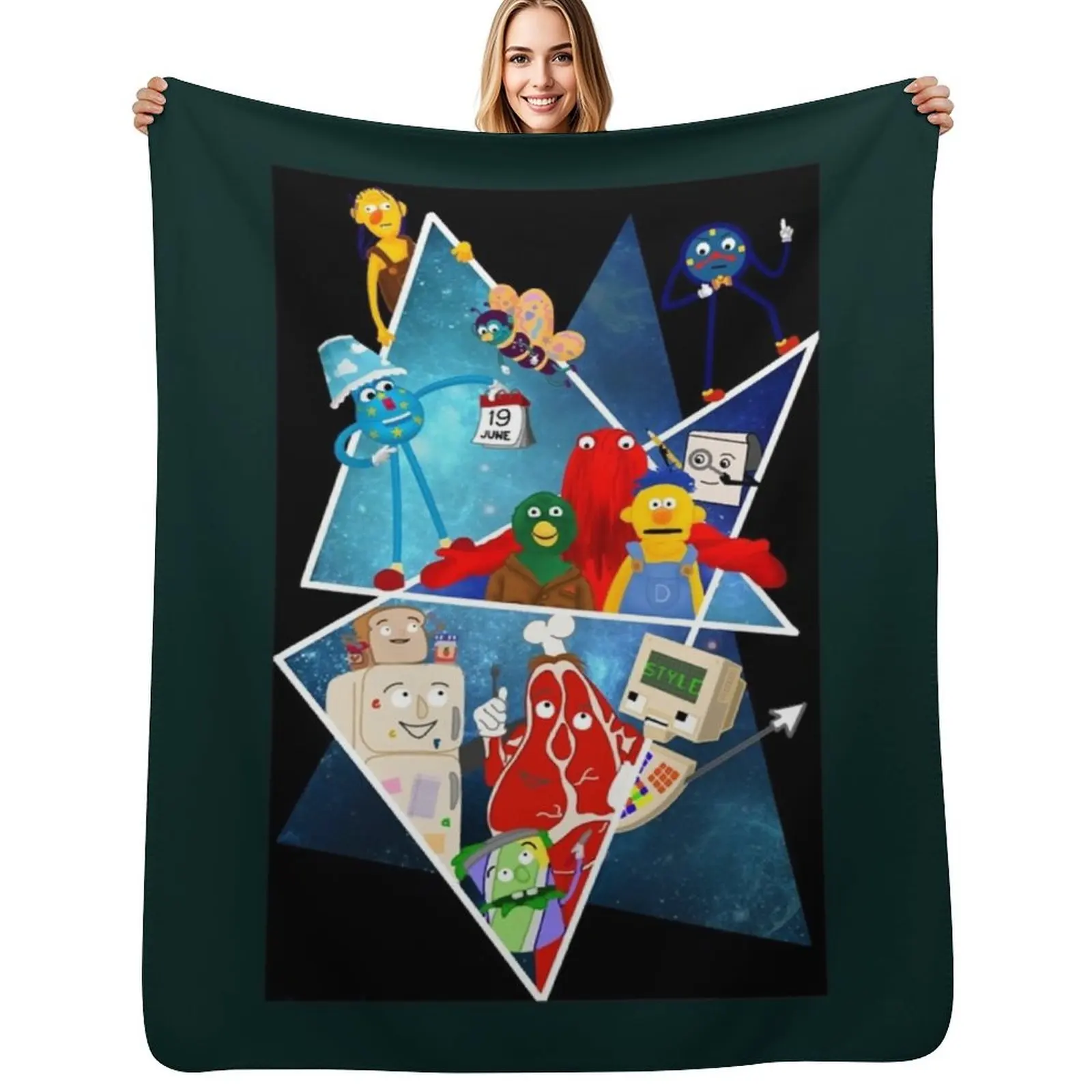 

Don_t Hug Me I_m Scared Tribute Throw Blanket cosplay anime Sofa Luxury St warm winter Blankets