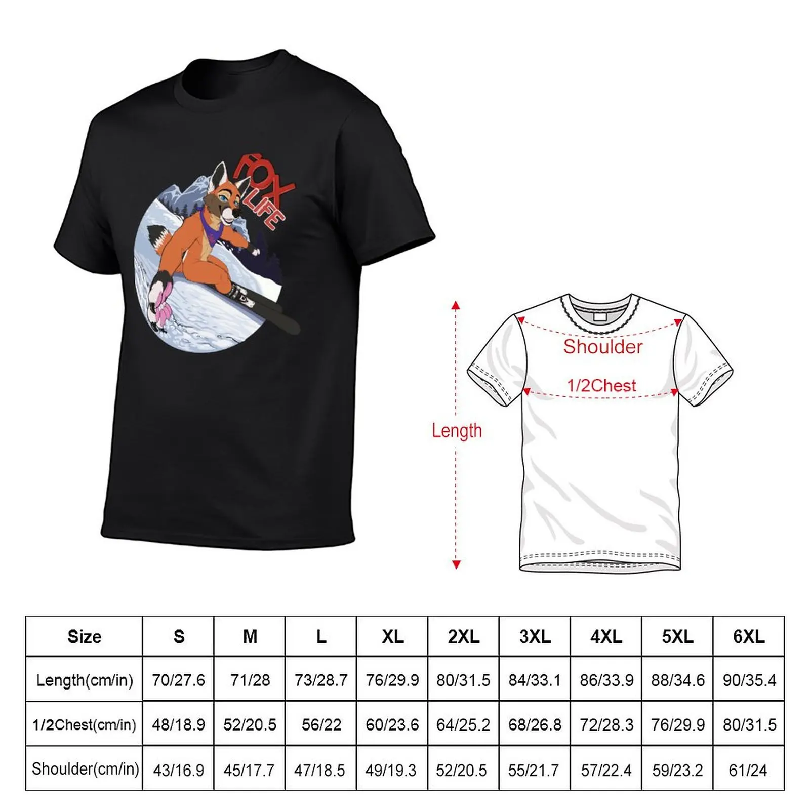 Join the Strongbob Fox Fan Club and Fox Life! (Unshaded Version for Shirts) T-Shirt sublime korean fashion Men's t-shirt