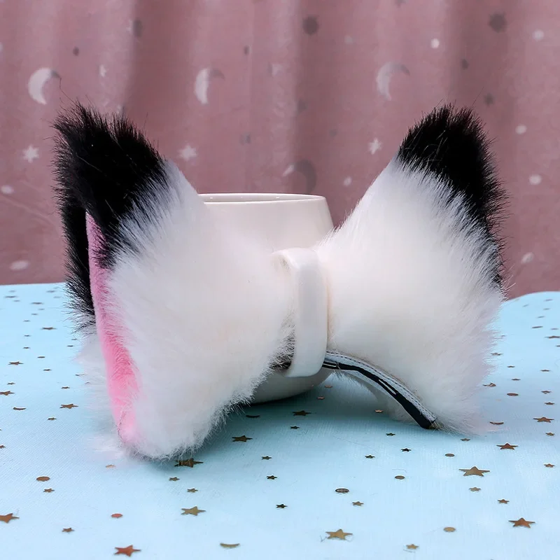 Cat Fox Fur Ears Hair Clip Headwear Bells Bows    Party   Accessories   Anime Cosplay Costume  Halloween Christmas