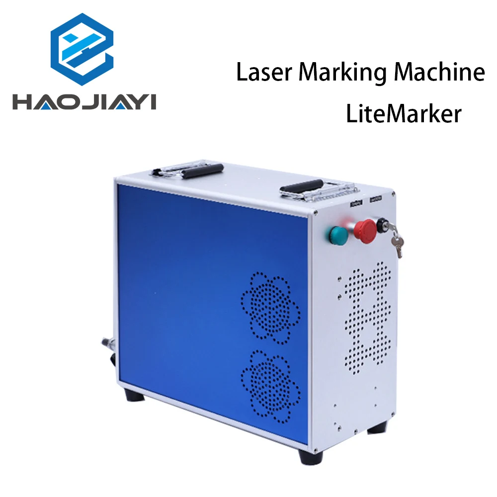 Haojiayi 20-50W Fiber Laser-markering Machine Raycus Max Ipg Voor Markering Metal Rvs