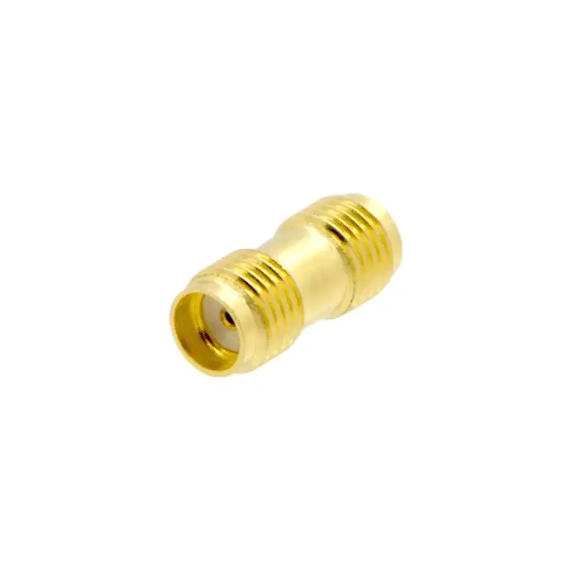 100PCS SMA Direct RF Coaxial Connector Female To Female Internal Thread Internal hole Copper Antenna Base Wholesale