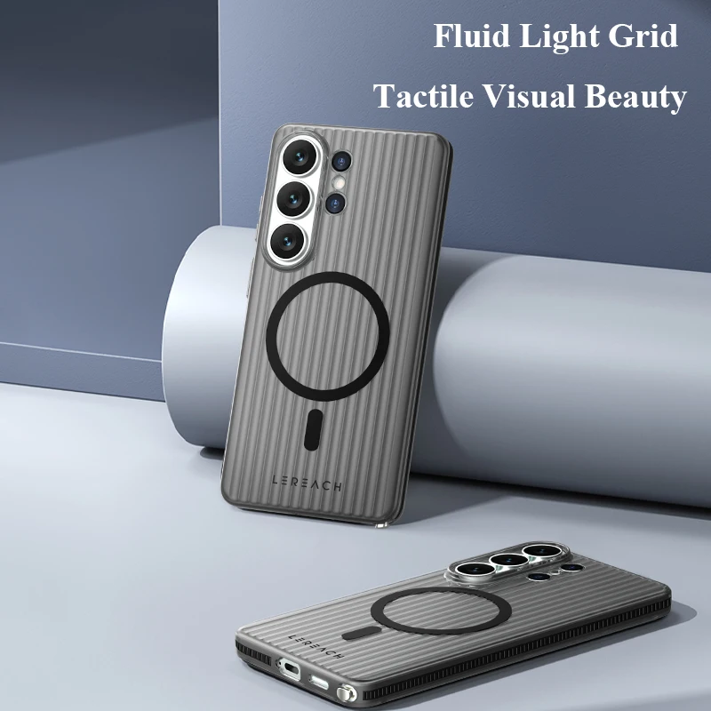 Etui magnetyczne Lereach do Samsung Galaxy S26 Ultra S25 Ultra S24 Ultra, matowe, antypoślizgowe, smukłe, z pełną ochroną na każdą okazję. — zdjęcie produktu 4