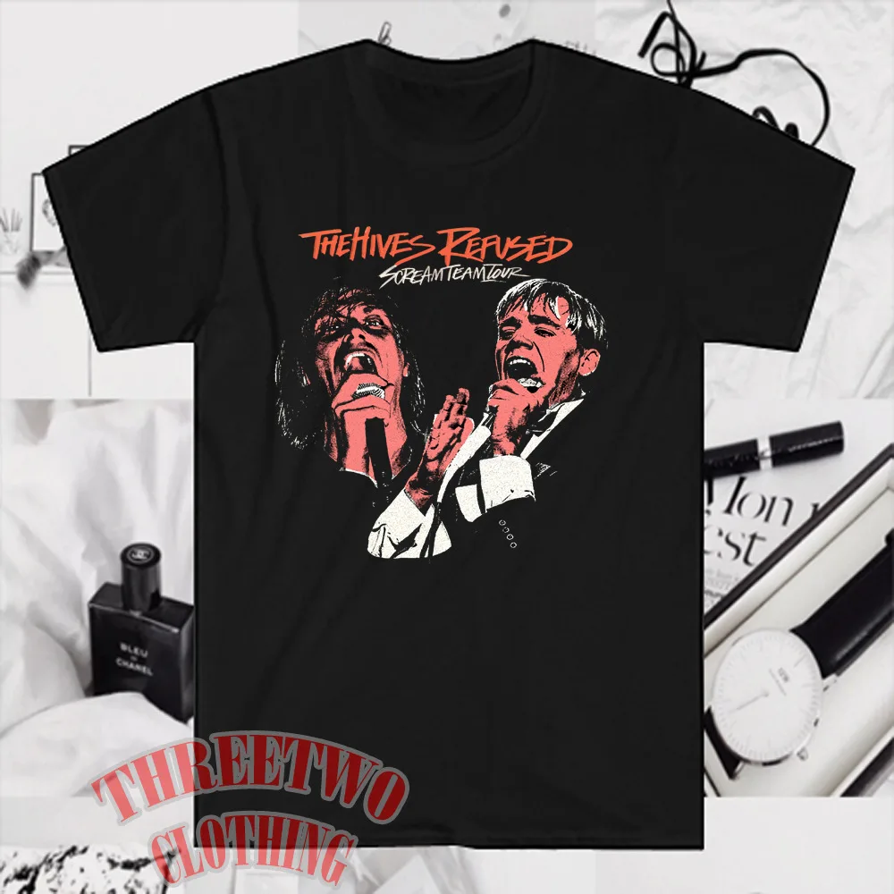 

The Hives Refused Scream Men's Black T-Shirt Size S to 5XL