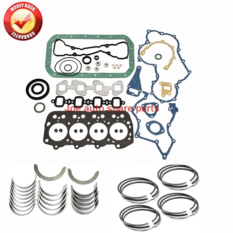 

1DZ Engine Full gasket set kit main conrod con rod complete overhaul for Toyota Forklift Tug 2486cc 2.5L 50178200 04111-40320