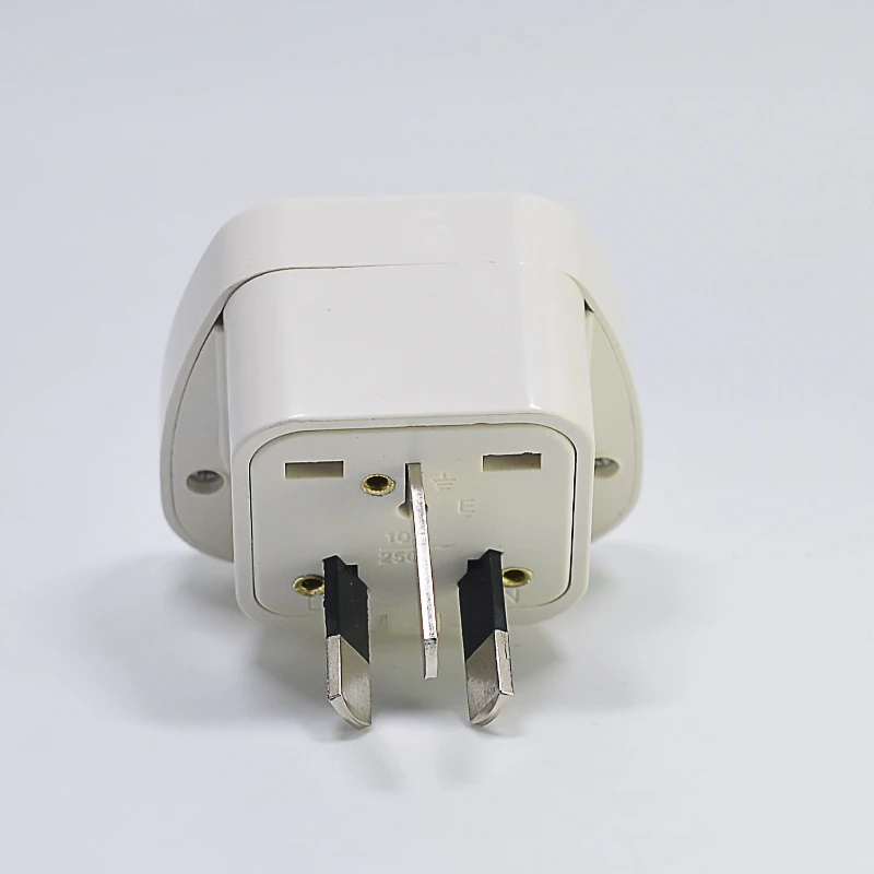 Rubber Cover 3pin AU Australia New Zealand Power Converter Electric Plug power Socket Adapter AU NZ to US/UK/EU Travel Socket