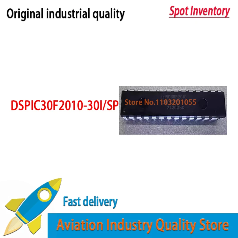 1pcs/lot  100% NEW DSPIC30F2010-30I/SP DSPIC30F2010 30F2010  DIP-28  Original  In Stock