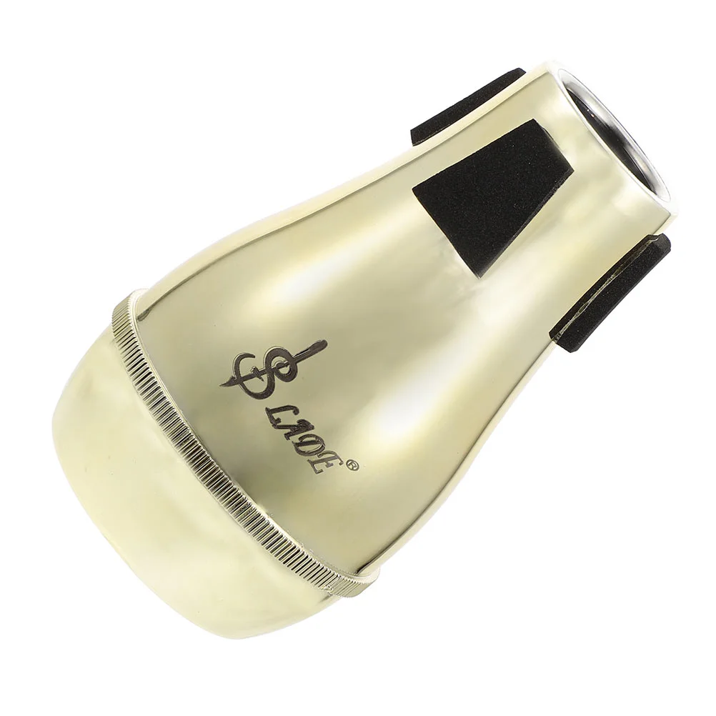 

Horn Trombone Mute Noise Remove Accessory Tool Tensor Golden Musical Instrument Muffler Practice