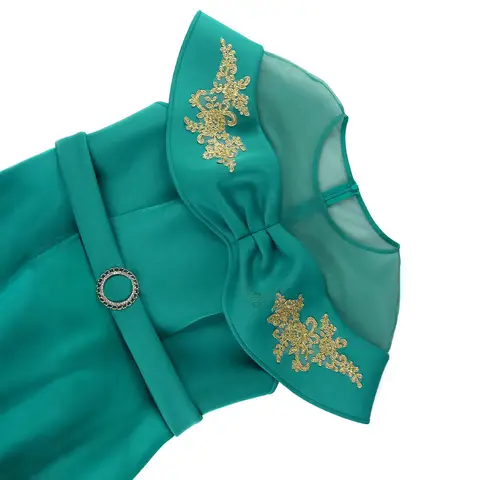 YENKYE सेक्सी बैकलेस ग्रीन एलिगेंट हाल्टर ड्रेस महिलाओं के लिए लो वेस्ट ए-लाइन मिडी समर इवनिंग पार्टी ड्रेस कॉटन रोब 8 best sales हरा गाउन - №4