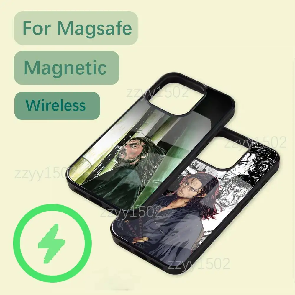 

Vagabond Miyamoto Musashi Phone Case For iPhone 17,16,15,14,13,12,11,Pro,Max,Plus,Mini,SE4,E Magsafe Wireless Charging