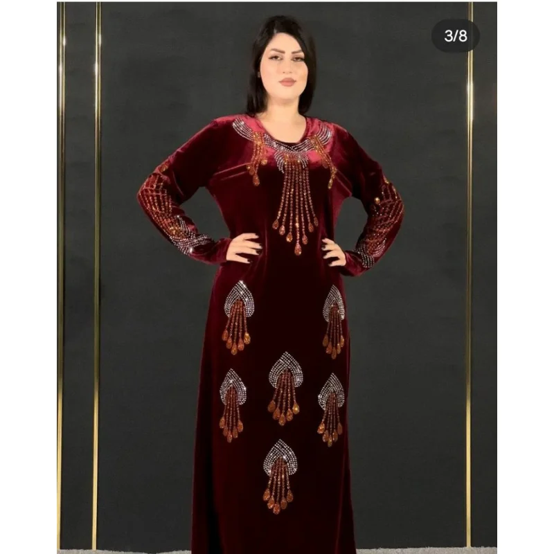 -Border E-Commerce plus Size Dress, Longdress, a Large Number of in Stock Dropshipping