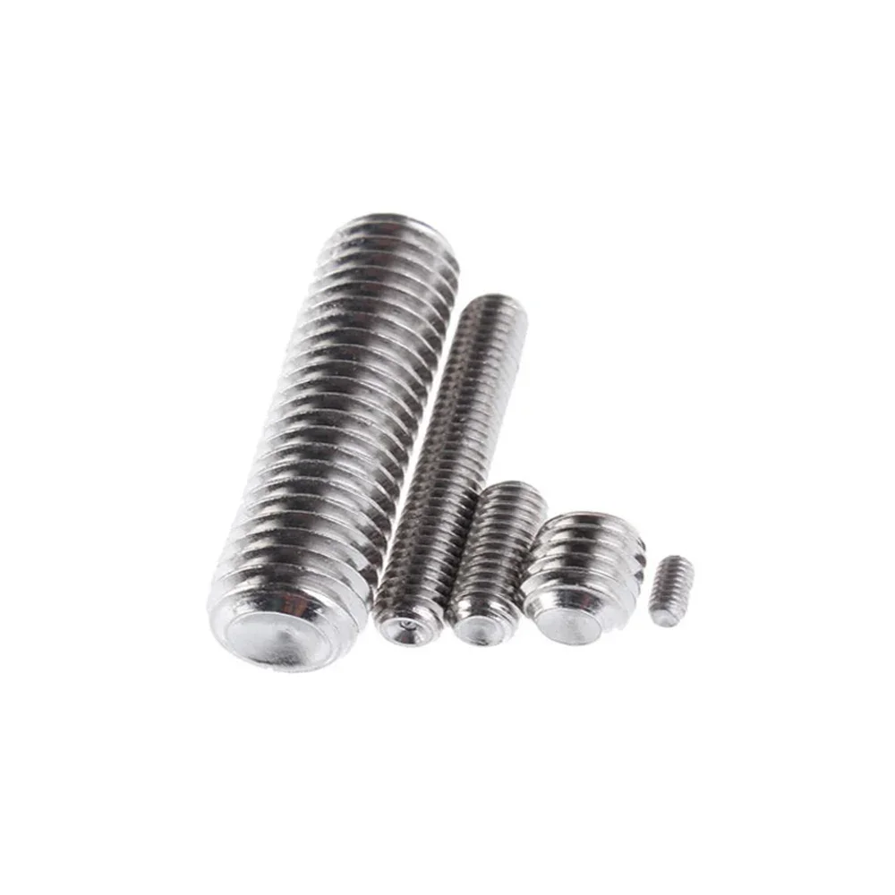 Hex Socket Head Cap Screw Bolts set screws with cup point M8 x 6mm/8mm/10mm/12mm/16mm/20mm/25mm/30mm/35mm 304 Stainless Steel