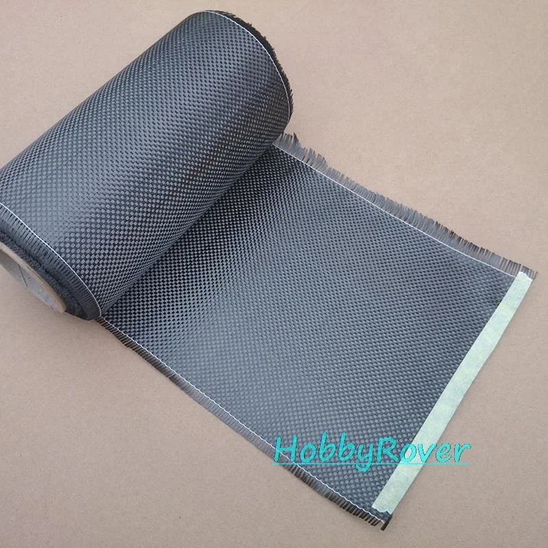 T300 3k 200gsm real carbon fiber fabric cloth Plain twill weave width 20cm/8inch fabrics