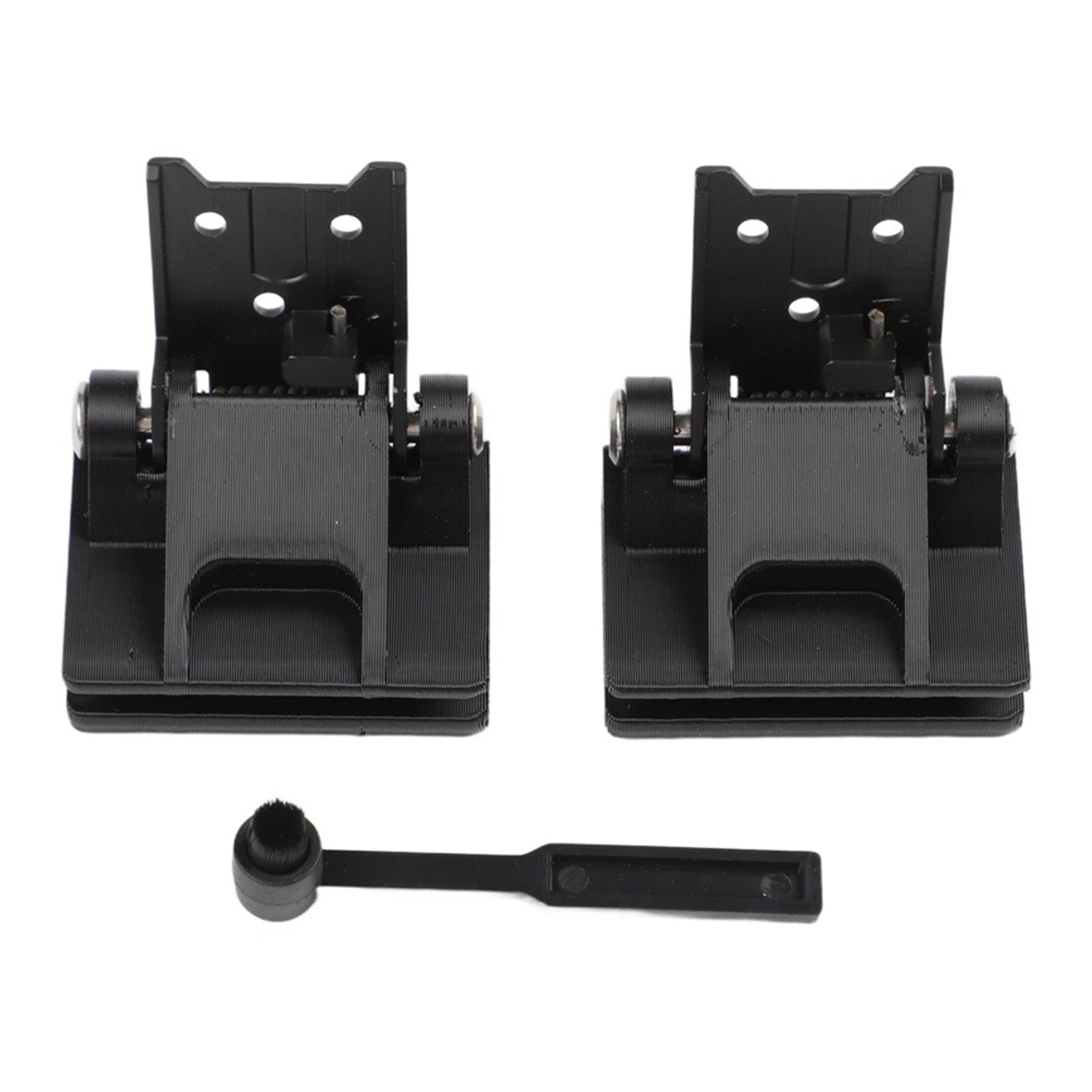 Dust Cover Hinge Turntable Parts For PS-11 PS-22 P-200 RW777 Black-Plastic Metal Replacement-Accessories For Record Player Repai