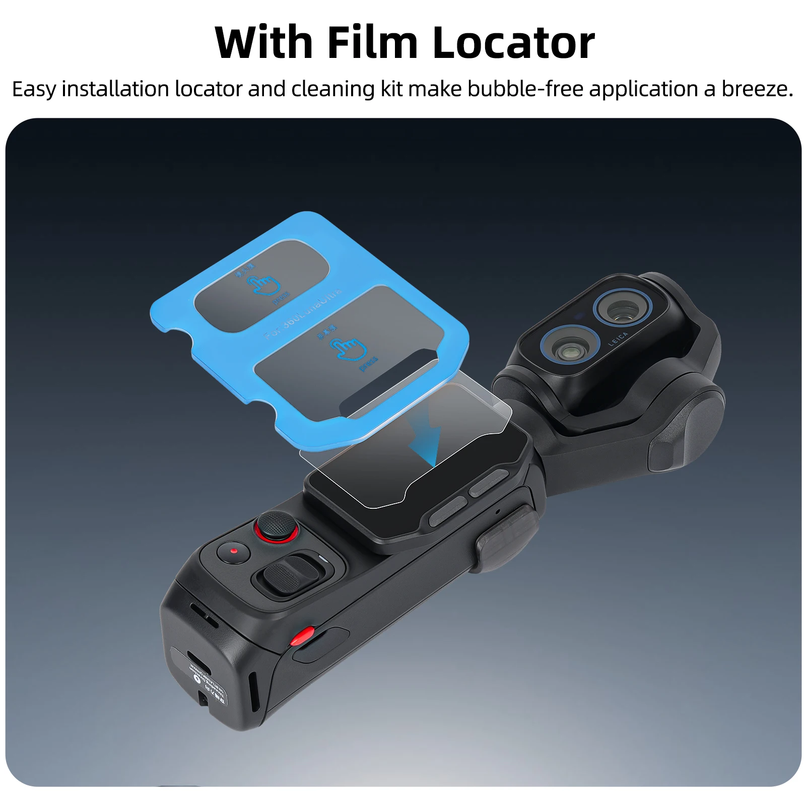 Sunnylife AR Tempered Film For Insta360 Luna Ultra Anti Reflective Protective Film Lens Screen Ultra HD Explosion Proof Film