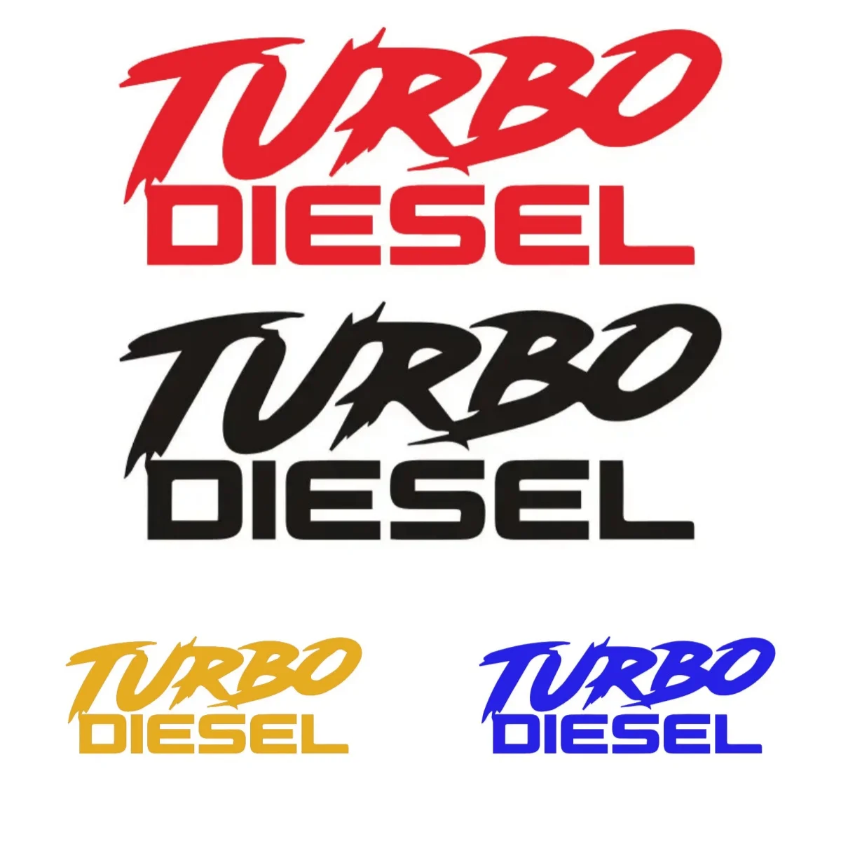

Creative TURBO DIESEL Car Sticker for Bicycle Motorcycle Laptop Helmet Trunk Wall Vinyl Decals Decoration Accessorie