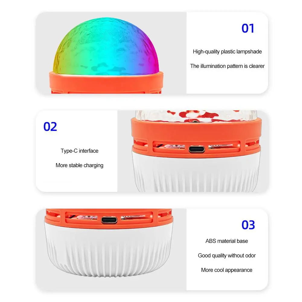 LED Projector Lamp USB Powered Remote Control Stunning Galaxy And Nebula Effects Night Lamp For Bedroom Living Room Office Decor