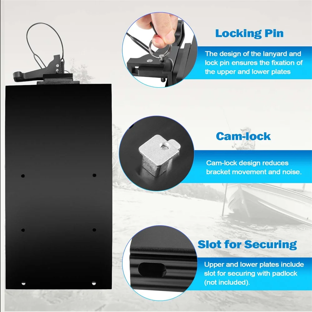 MKA-51 Trolling Motor Boat Quick Release Bracket for Ulterra, for Terrova, for PowerDrive V2, for DeckHand 40 Goods for fishing