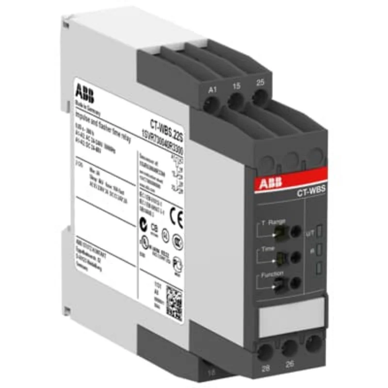 

ABB relay CT-WBS.22S,impulse & flasher,2co Product ID 1SVR730040R3300