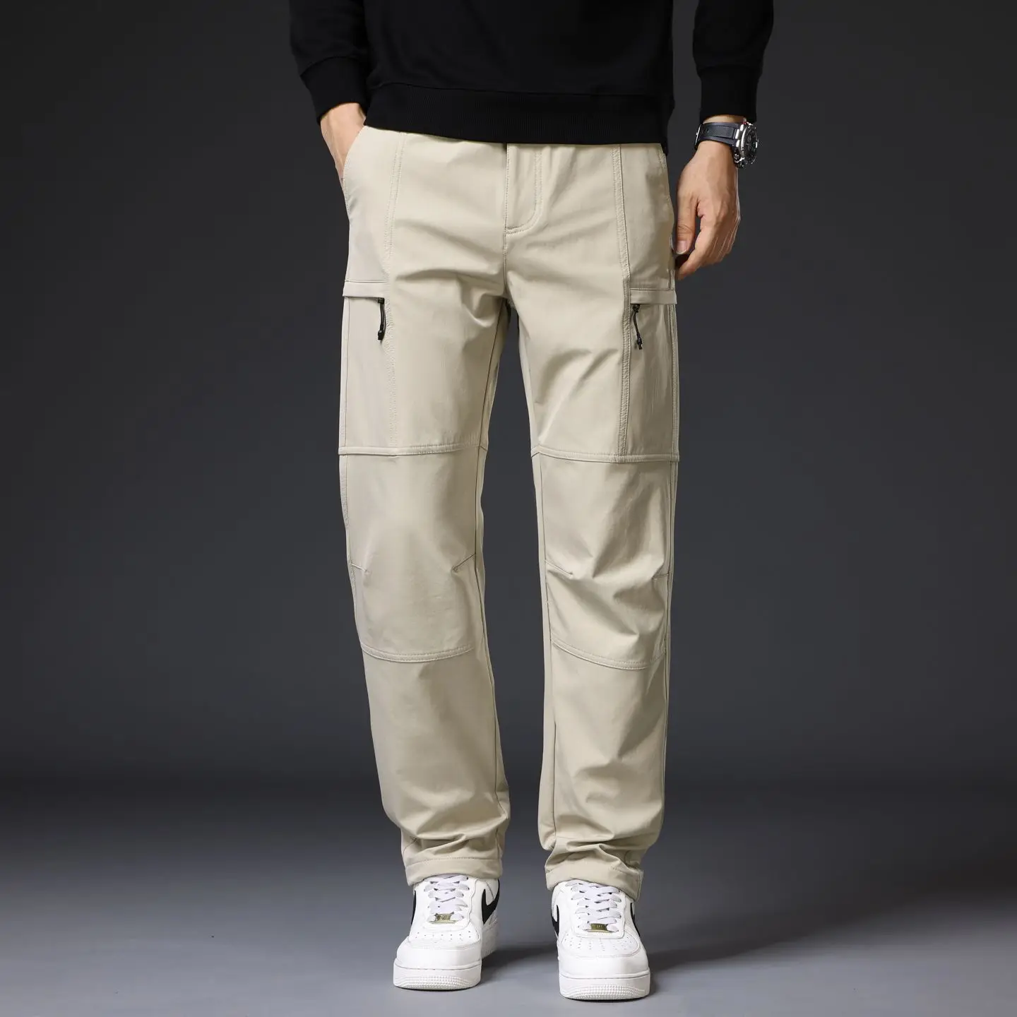 Men's Cargo Pants Autumn Winter Work Wear New In Large Size 40 Casual Climbing Joggers Sweatpants Hombre Brand ClothingTrousers