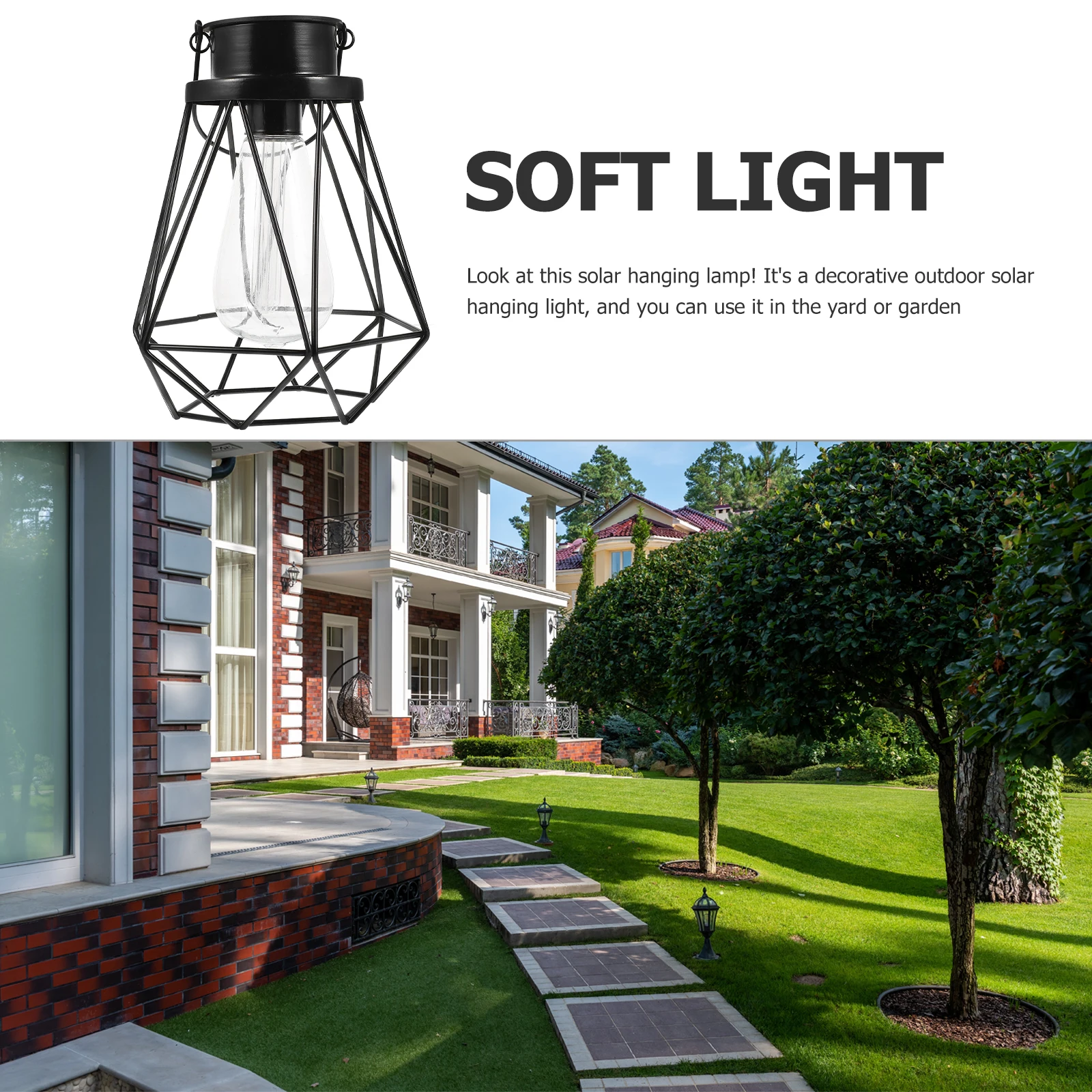 

Solar Wind Outdoor Hanging Decor Garden Balcony Pendant Scene Solar-Powered Light Yard Landscape Lamp Unique Chic Garden Solar