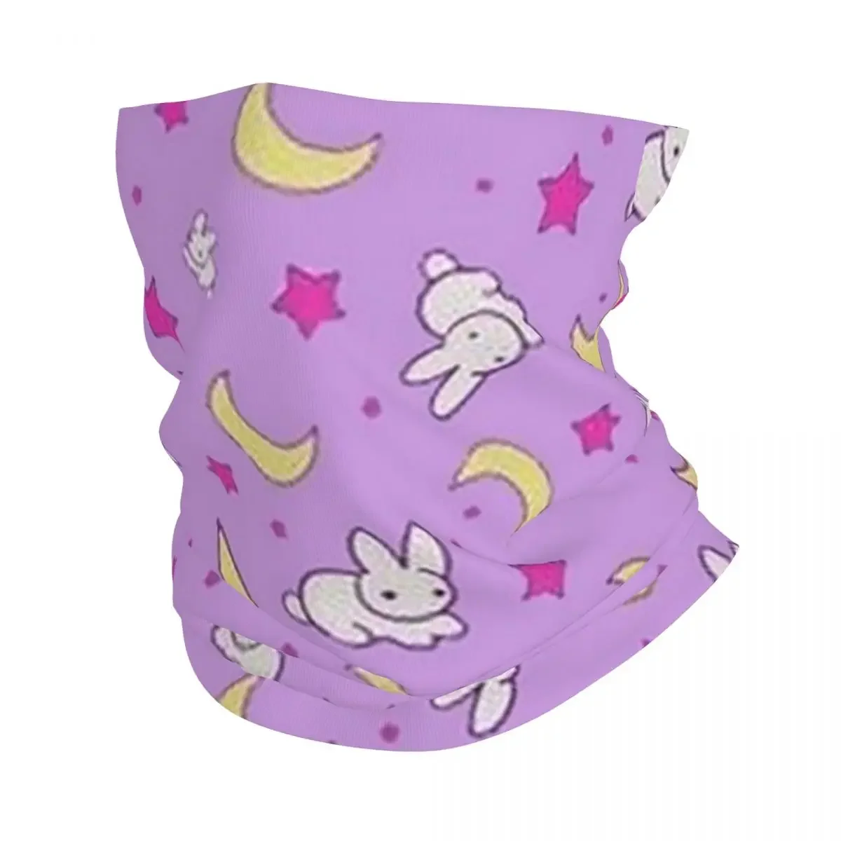 Moon Girl Anime Bandana Neck Gaiter Printed Balaclavas Wrap Scarf Warm Headband Fishing for Men Women Adult Windproof