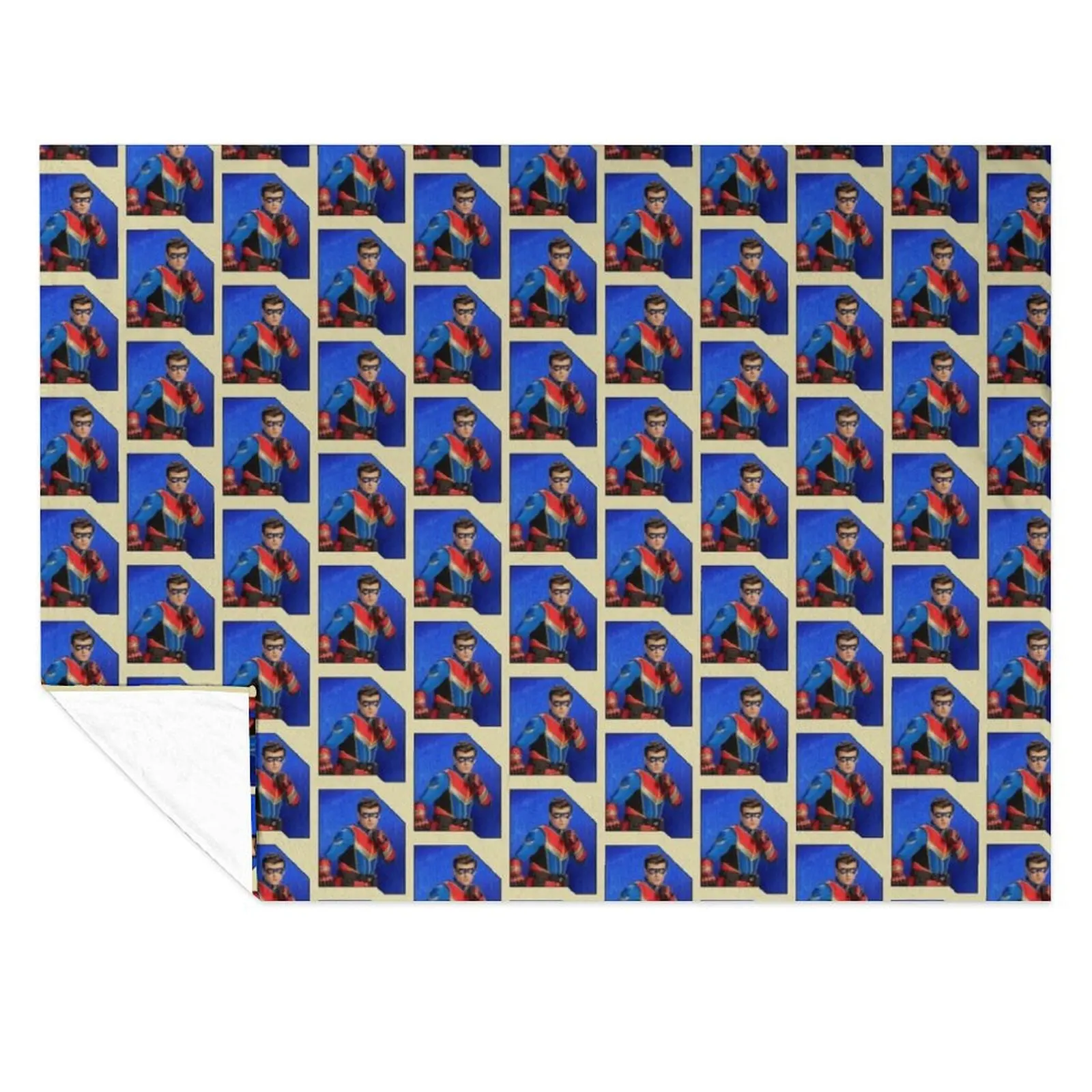 

Captain Man - Card Throw Blanket Warm Travel for winter Blankets