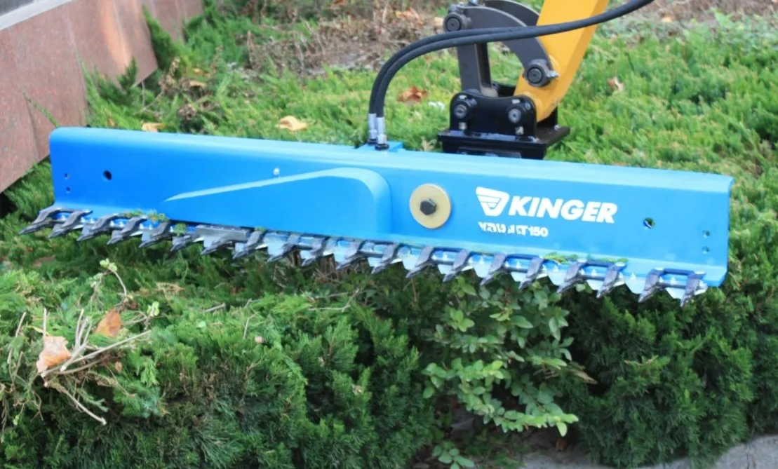 Hydraulic Hedge Trimmer Garden Green Plant Trimmer For Excavator Backhoe