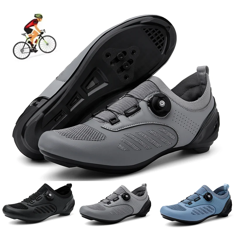 

НОВЫЕ МУЖСКИЕ Велотуфли для шоссейных велосипедов, кроссовки с шипами, нескользящие, женские велотуфли для горного велоспорта, велосипедная обувь, обувь для шоссейных велосипедов SPD, скоростные велотуфли