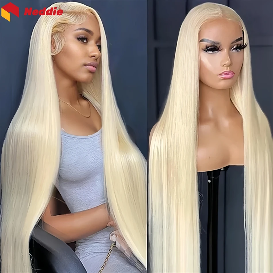 

200 Density Cheap 13x6 Lace Frontal 100% Human Hair Wigs Preplucked For Women Choice Front Straight 613 Wig On Sale Clearance