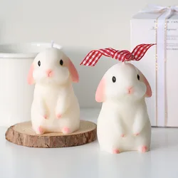 Bunny Scented Candle DIY Soya Waxing Candle Decoration Swing Home Desktop Decorations Accessories Birthday Gifts Cute Candle