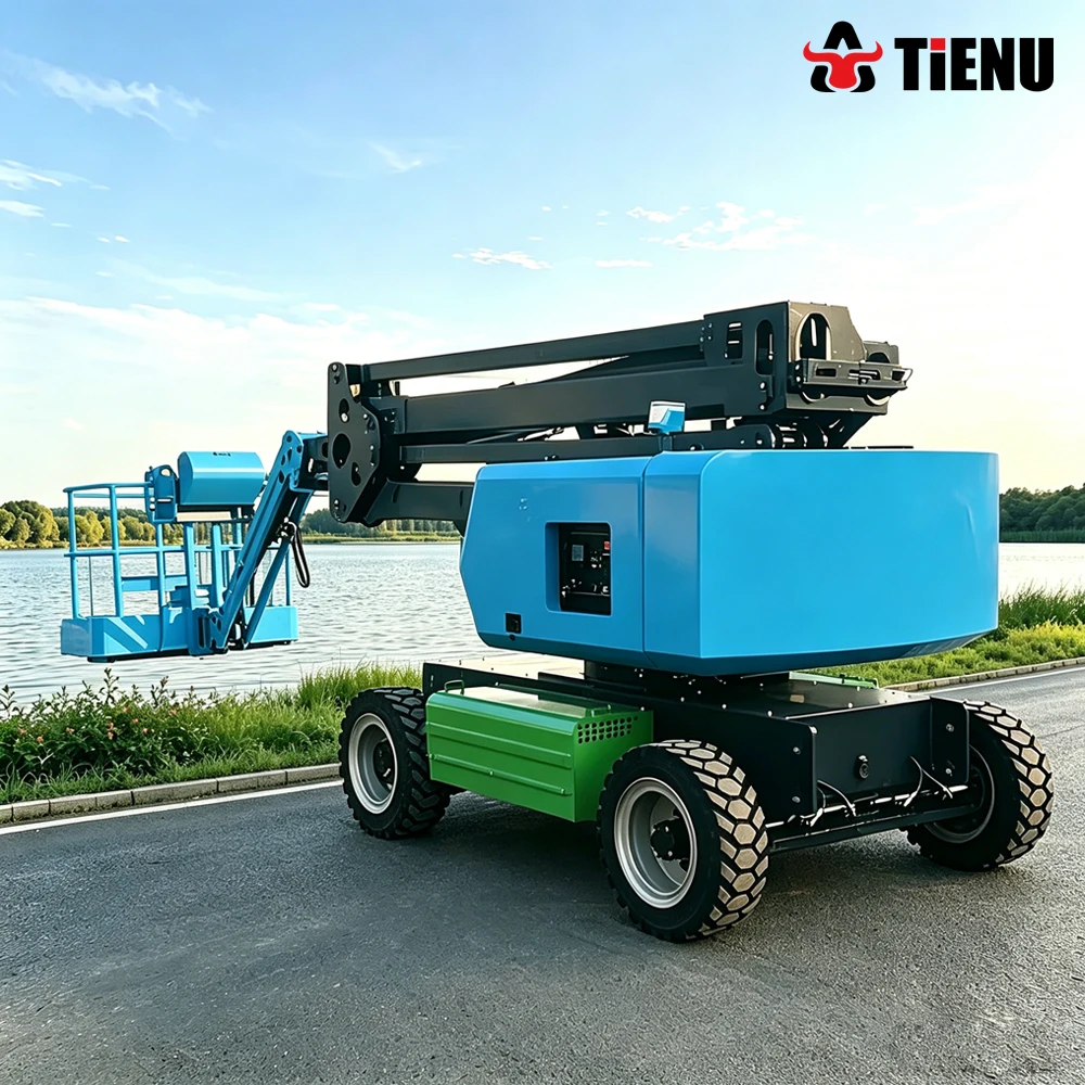 Mobile Aluminum Alloy Scissor Lift Platform for Construction Applications Electric Aerial Work Platform