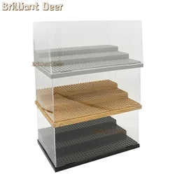 Stackable Dustproof Acrylic Display Box Storage Case for Building Blocks City Figures and Toy Car Model Collectors Toys