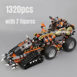 1320pcs Dragon Truck Building Blocks 70654 Bricks Toys for Children Birthday Gift