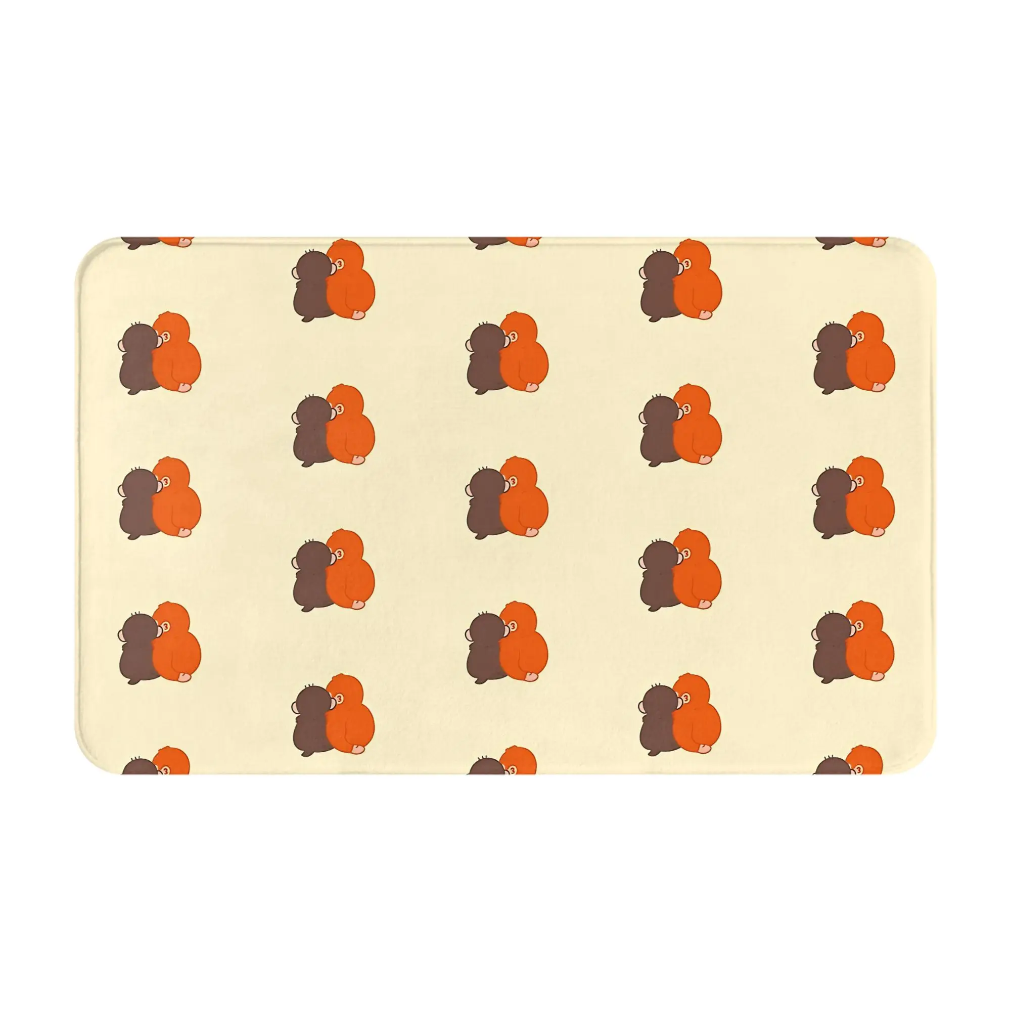 Punch the Monkey  Decorations Bath Mat Punch Monkey Doormat Living Room Carpet Outdoor Rug Home Decoration