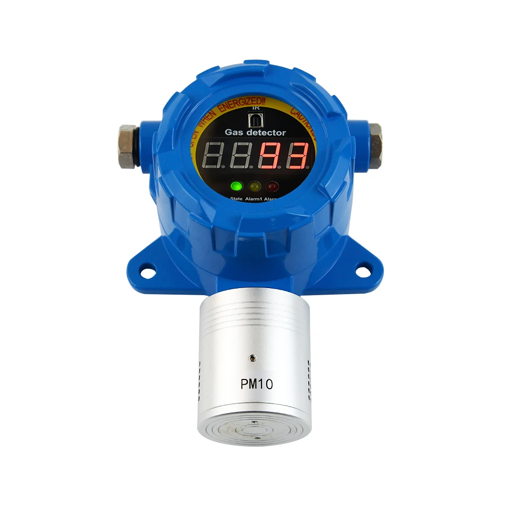 เครื่องตรวจจับฝุ่น PM2.5 PM10 แบบติดตั้งถาวร สำหรับตรวจสอบคุณภาพอากาศภายนอกอาคาร
