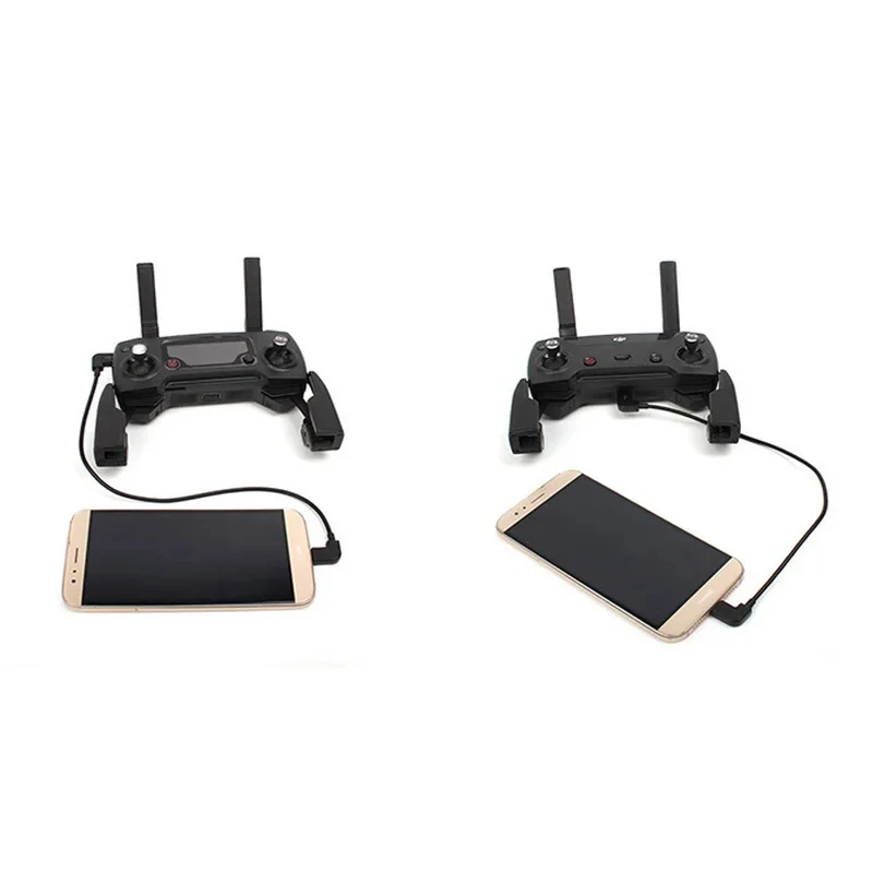 Cable de Datos con Control Remoto Micro Port para Teléfono y Tablet, Compatible con DJI Mavic Mini / Mini SE / Air / Pro 1/ Spark / Mavic 2 Pro y Zoom