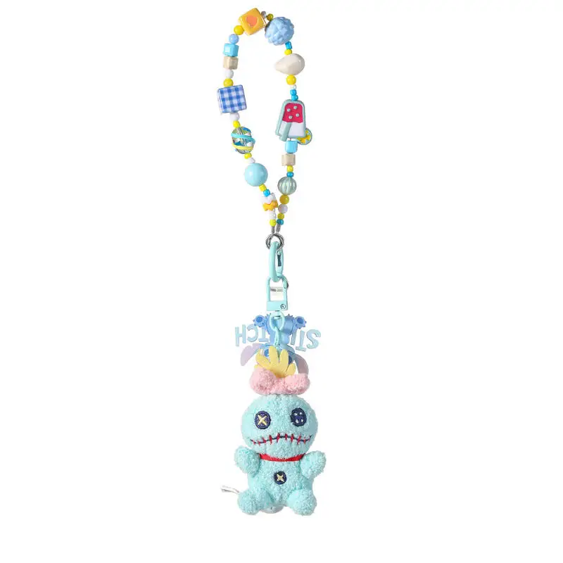 Kawaii Disney Lilo & Stitch Knuffels Mobiele Keten Creatieve Rugzak Paar Hanger Sleutelhanger Meisje Verjaardagscadeau Accessoires