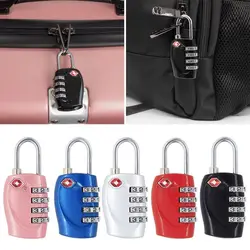 Portable Waterproof Small Padlock Padlock with Steel Cable Smart Combination Lock TSA Customs Lock Customs Code Lock