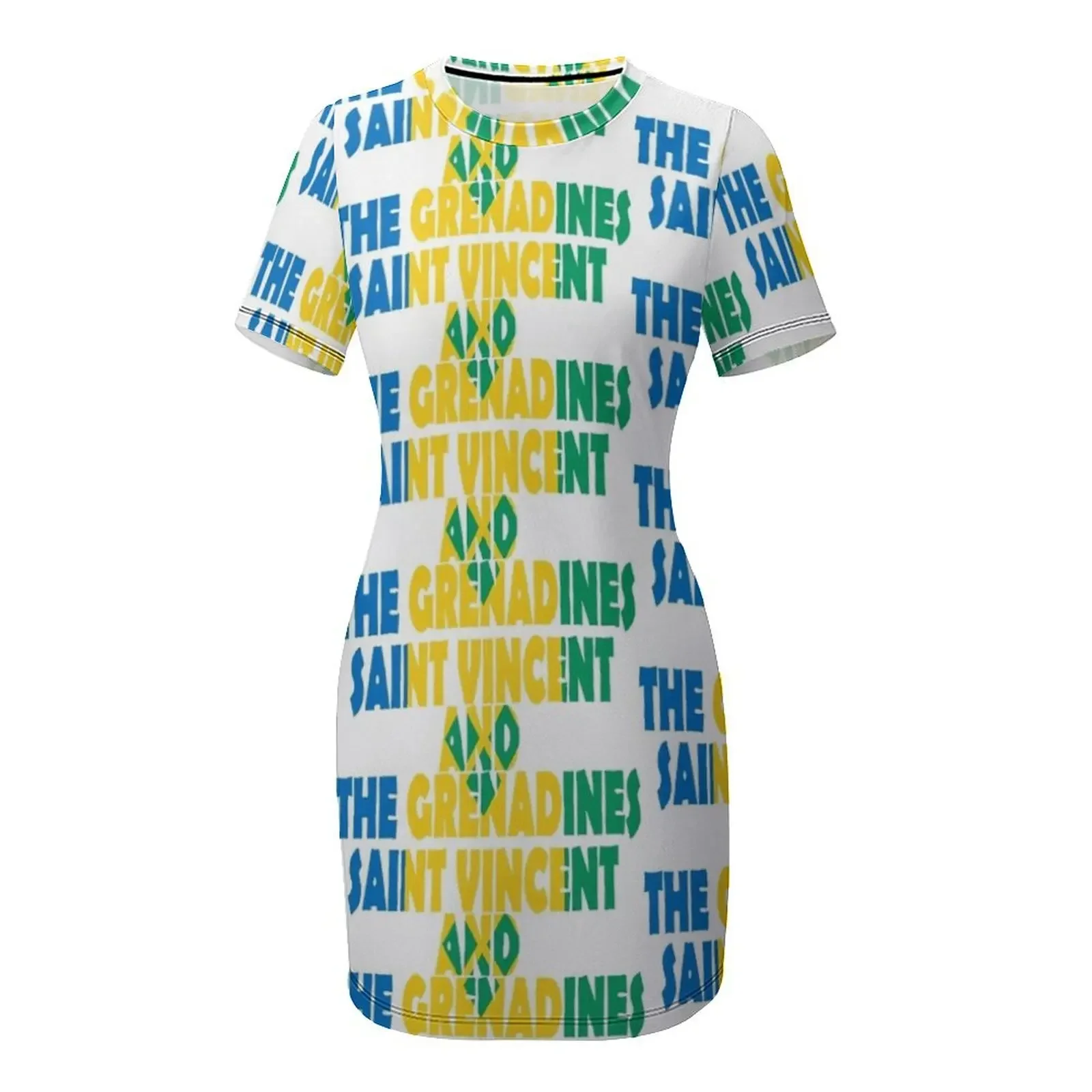 ชุดเดรสแขนสั้นเซนต์วินเซนต์แอนด์เดอะเกรนาดีนส์สำหรับผู้หญิง ปี 2025 ชุดราตรีหรูหรา ปี 2025 ชุดเดรสออกงานปี 2025