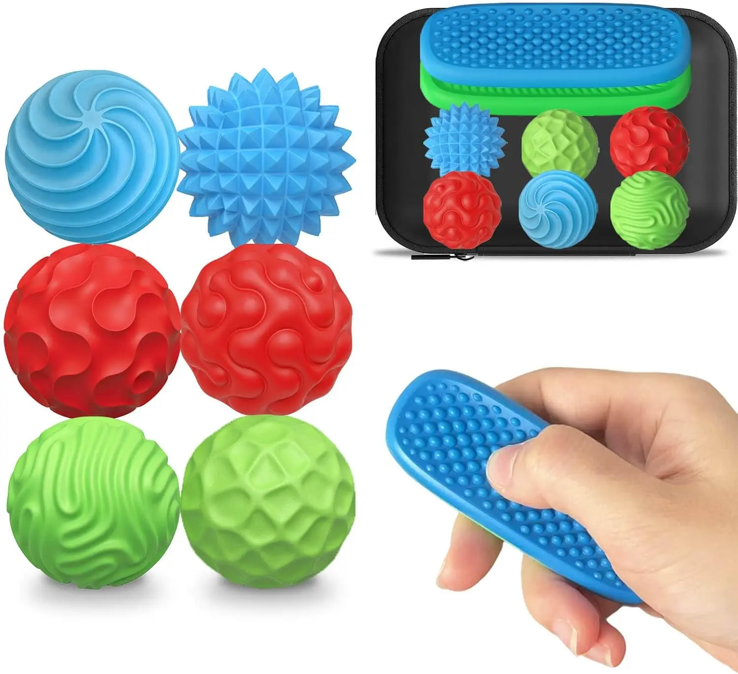 

8-Piece Silicone Magnetic Fidget Toys for Stress Relief, Autism ADHD Focus, Office Desk and Stocking Stuffers