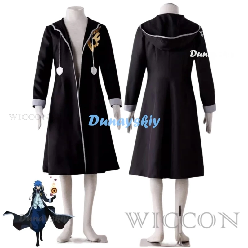 

Anime FAIRY Jellal Fernandes Cosplay Costume TAIL Crime Sorciere Black Hooded Long Coat Cape Man Woman Halloween Christmas Suit