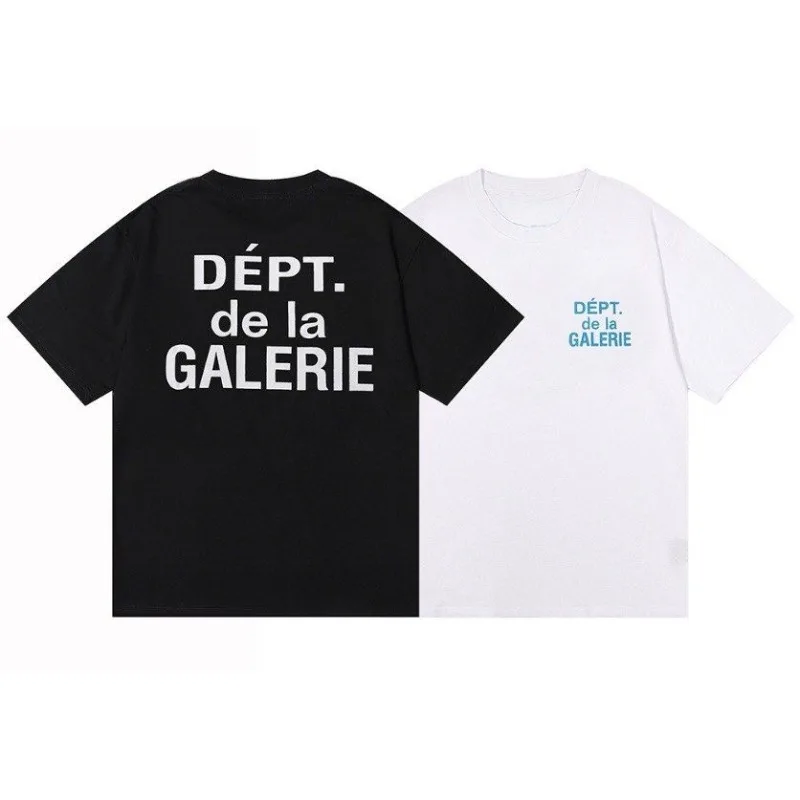 Double Sided Text Print T Shirt Men Vintage French Letter Graphic Crew Neck Short Sleeve Cotton Streetwear Hip Hop Tee Tops