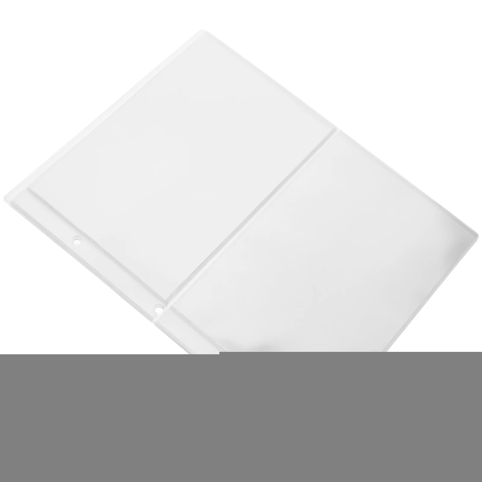 

20 Collection Book Pages PVC Clear Holder for Paper Money Bill Collection Book Pages Albums Storage Display Collectors